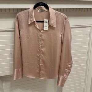 Abercrombie & Fitch, Pink, Button Down, Medium